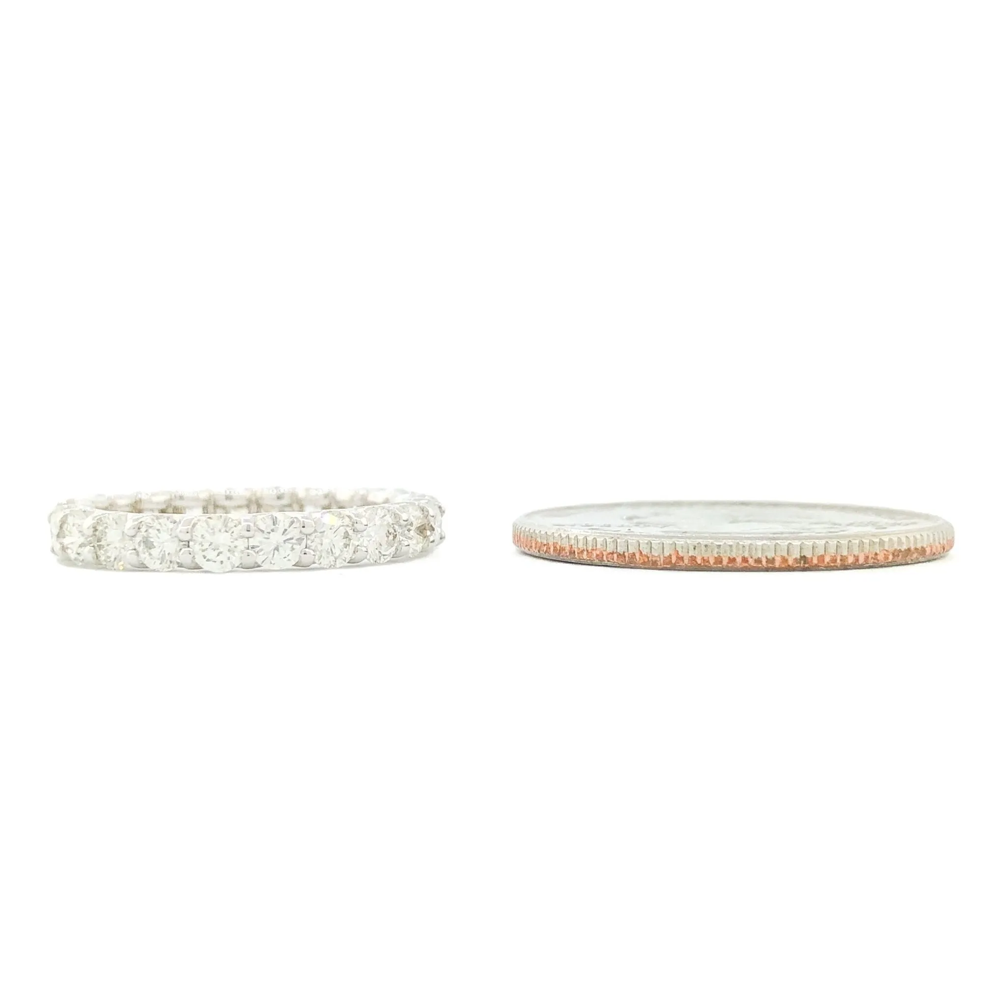 14K W Gold 2.0cttw Diamond Eternity Band