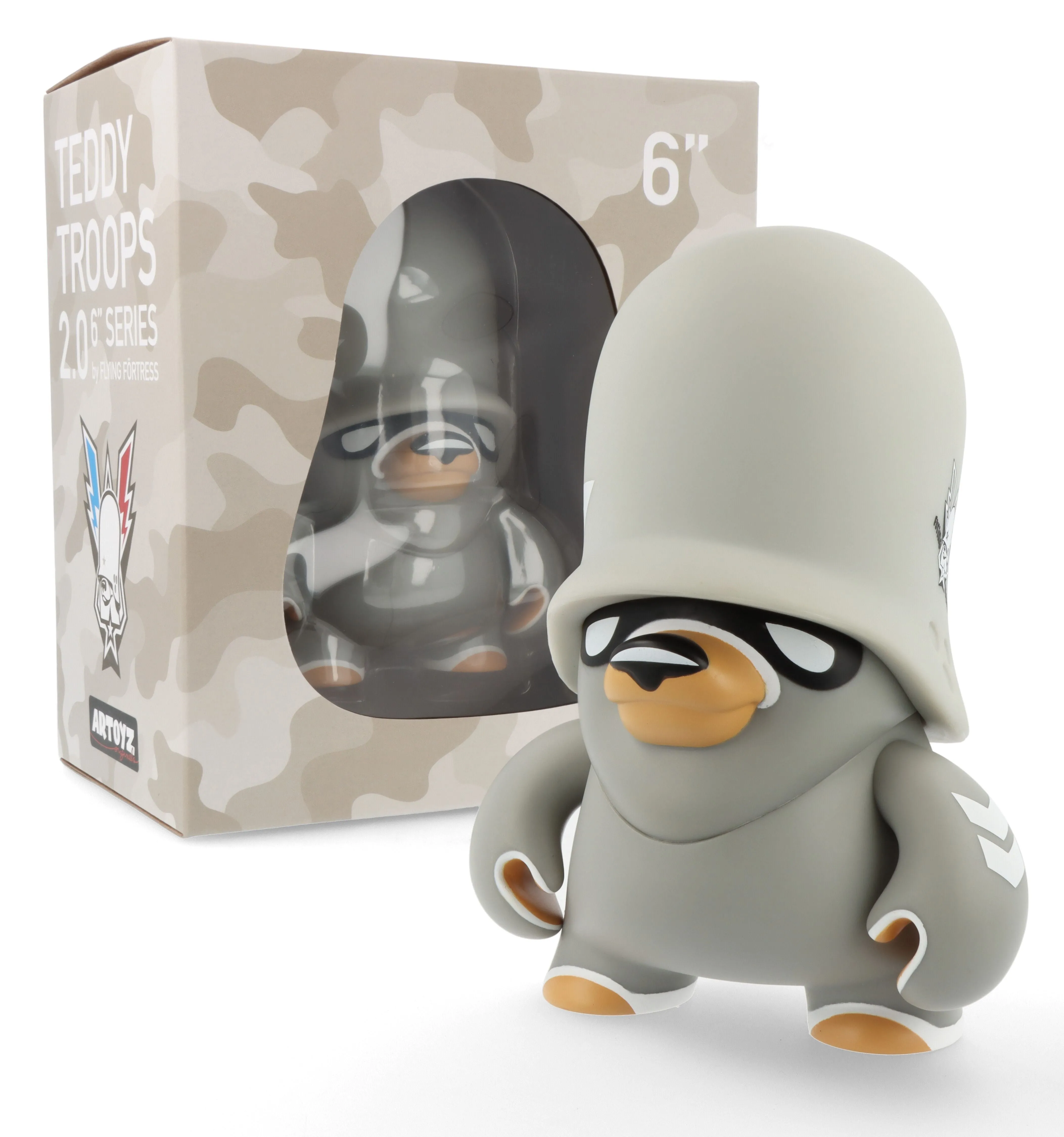 6" Teddy Troops 2.0 series - Basic grey