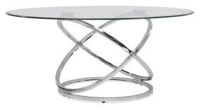 Axis 48" Coffee Table - Chrome