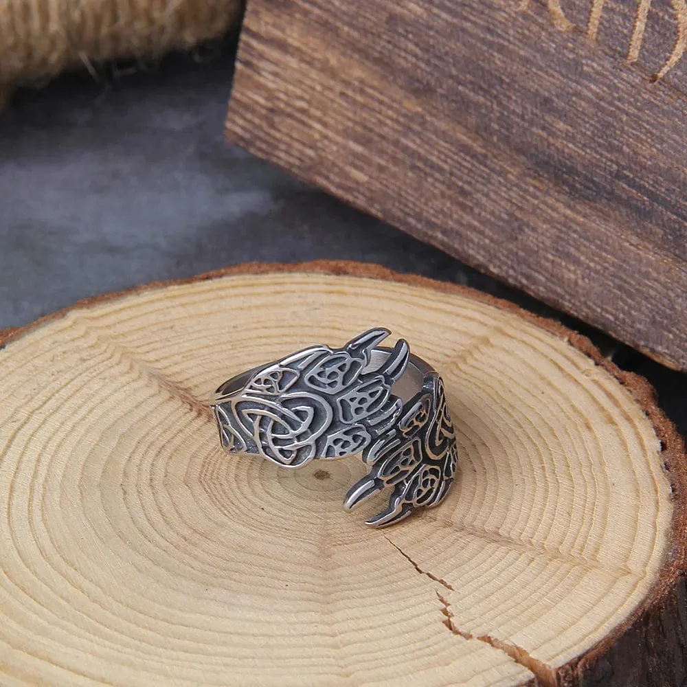 Bague Viking  "Puissance de l'ours"