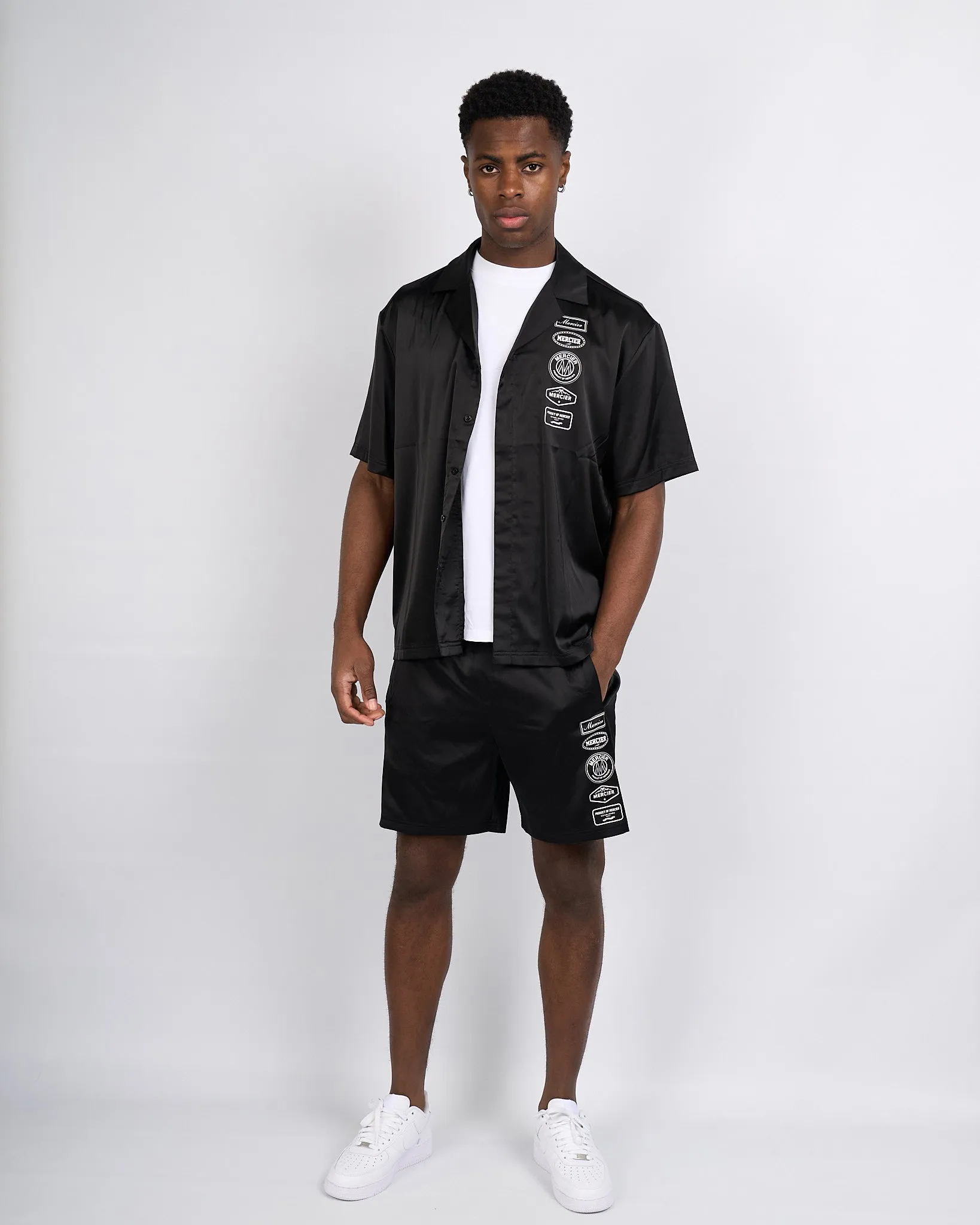 Black 2.0 Badge Resort Shirt