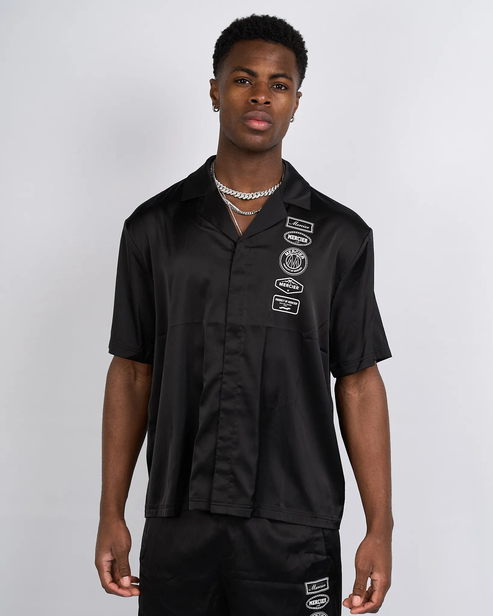 Black 2.0 Badge Resort Shirt