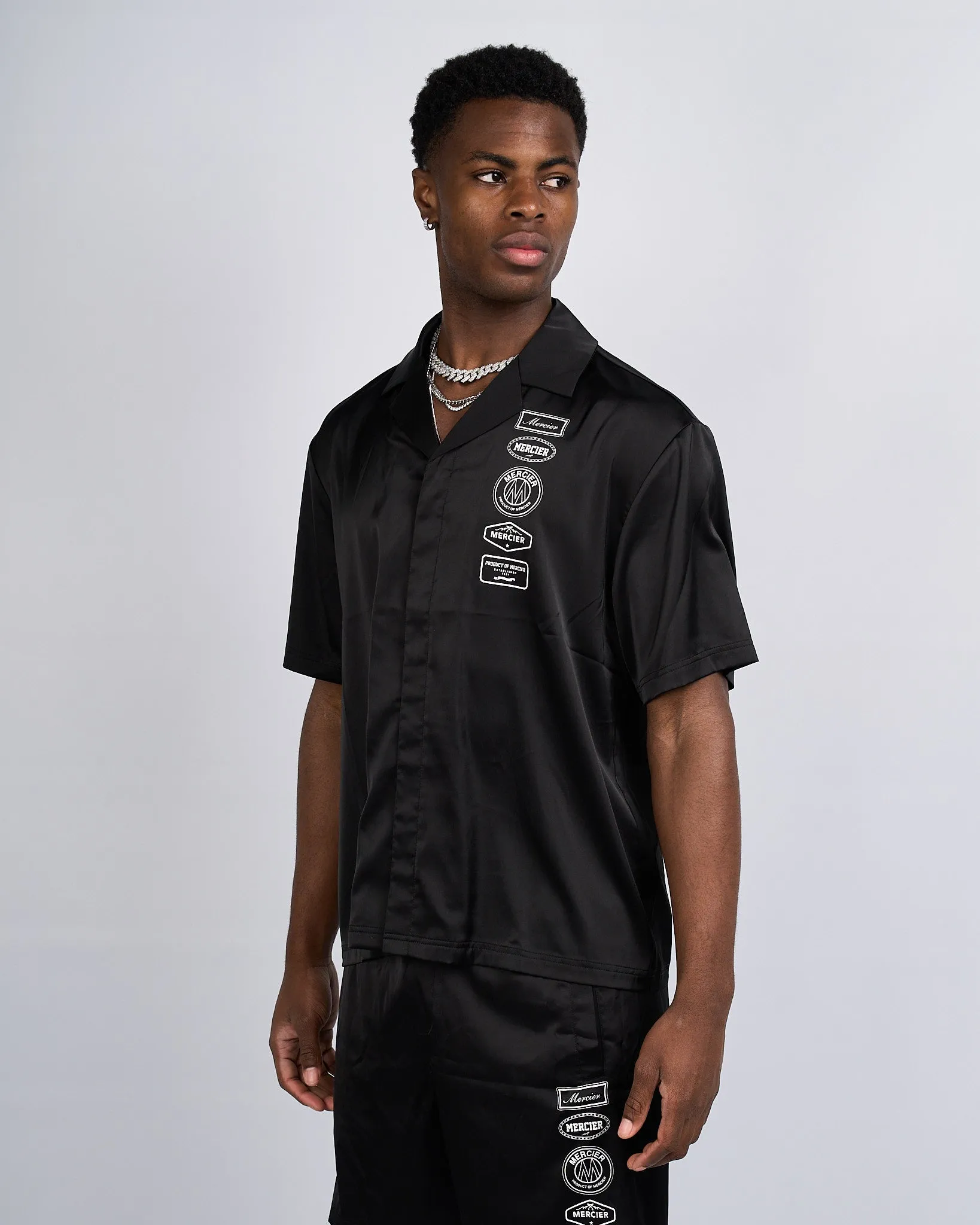 Black 2.0 Badge Resort Shirt