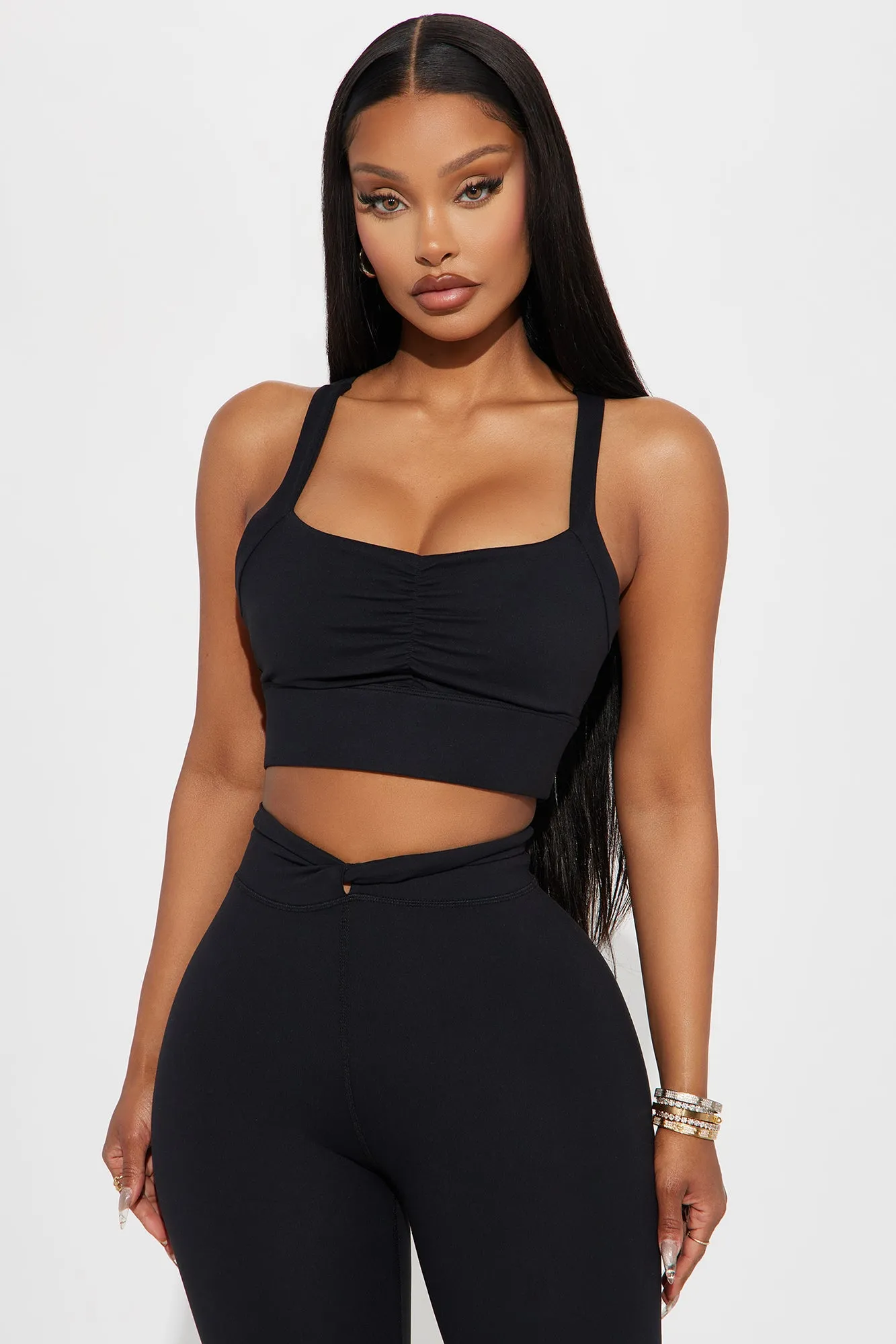 Blaze Super Soft Sports Bra - Black