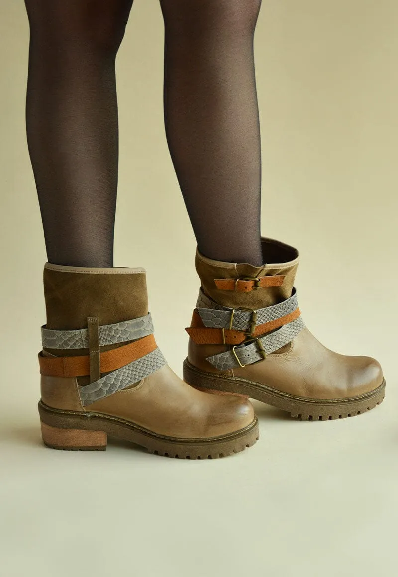 Bota Mujer / Hurco Taupe