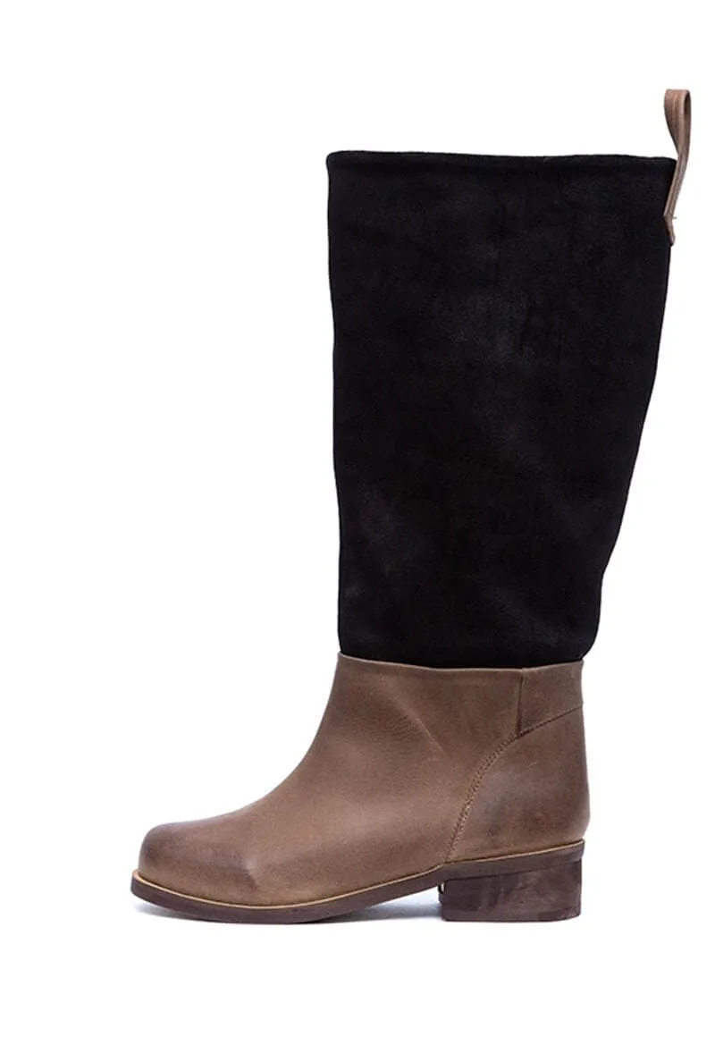 Bota Mujer / Zoisita Taupe Negro