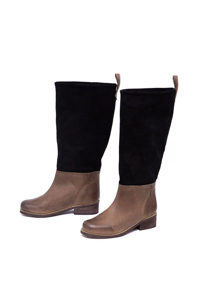 Bota Mujer / Zoisita Taupe Negro