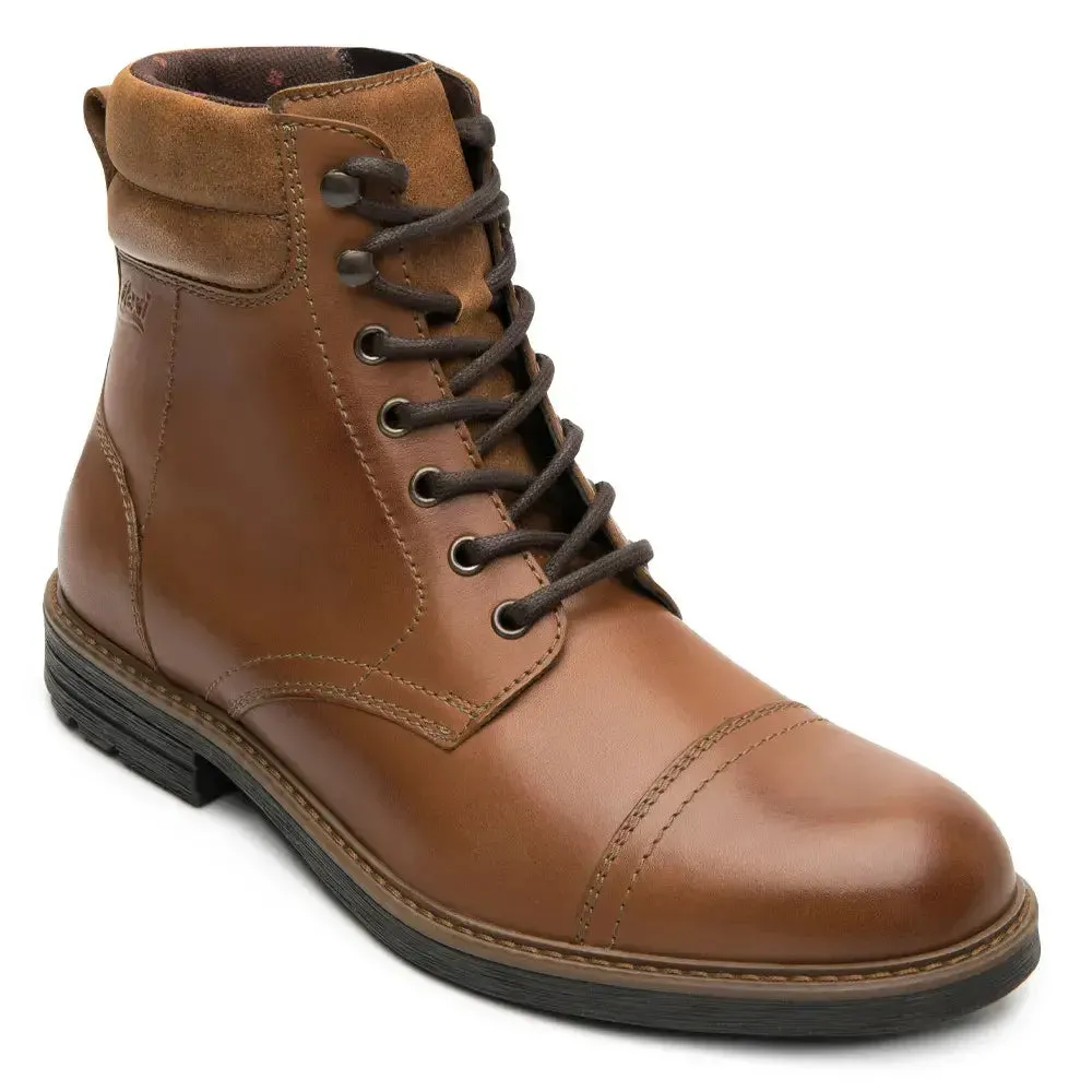 Botas Casuales Para Hombre con Agujetas Flexi 402516