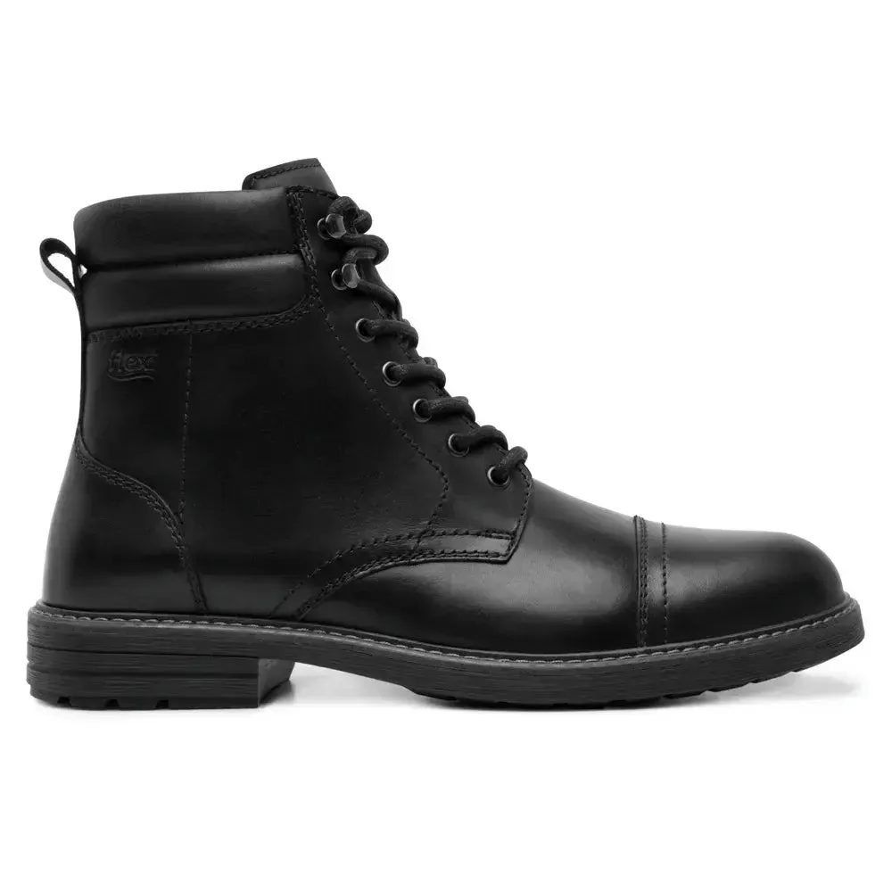 Botas Casuales Para Hombre con Agujetas Flexi 402516