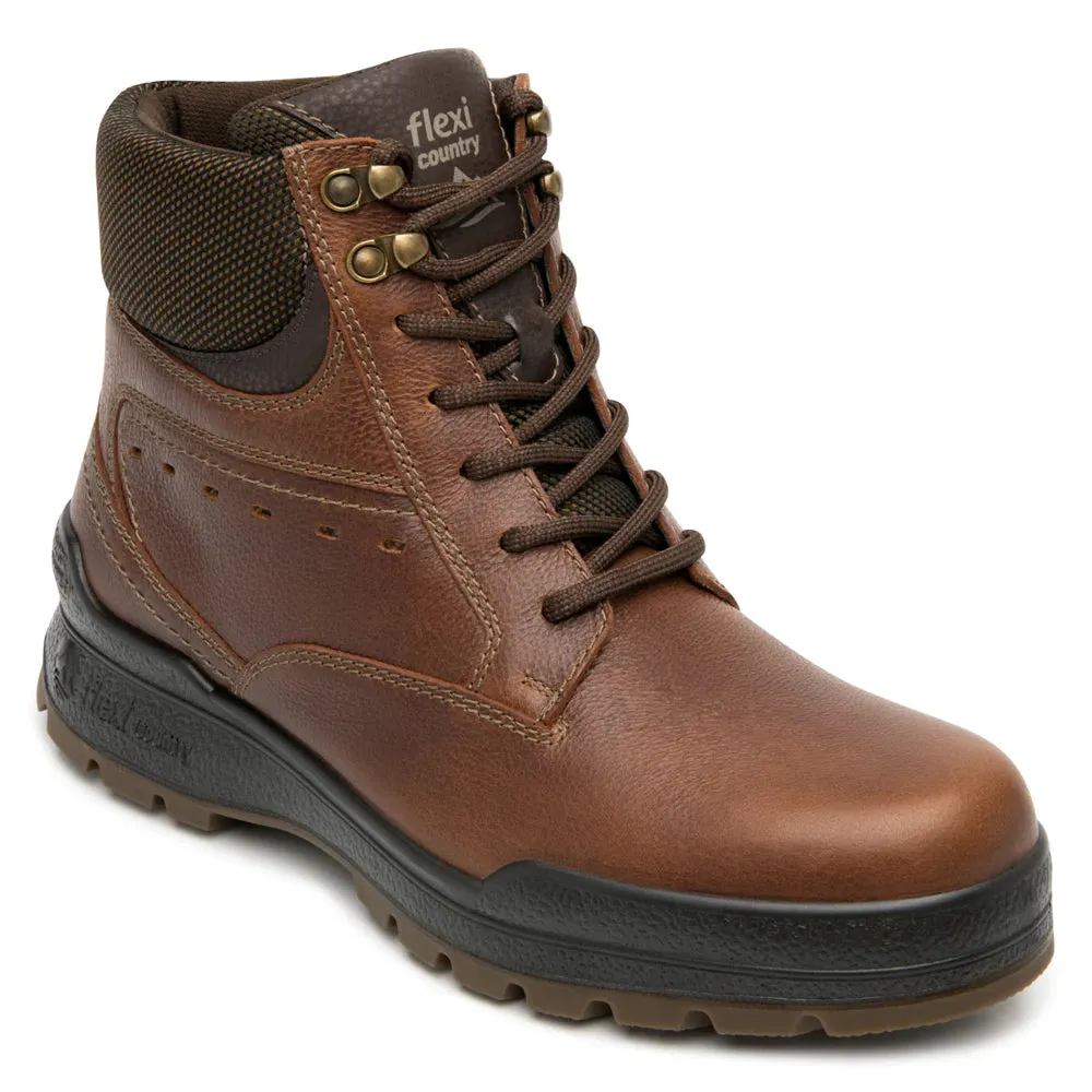 Botas Casuales Para Hombre Outdoor Con Agujetas Flexi Country 406005