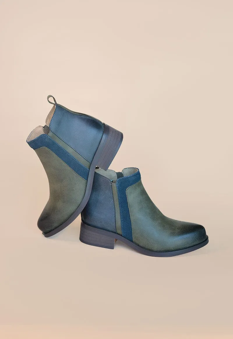 Botin Mujer / Urogallo Verde Gris