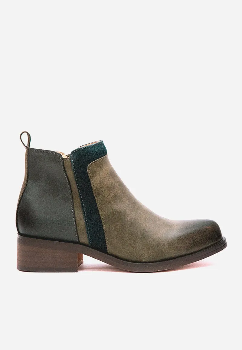 Botin Mujer / Urogallo Verde Gris