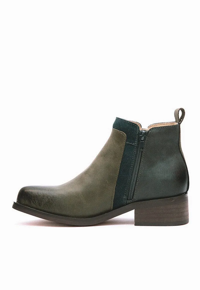 Botin Mujer / Urogallo Verde Gris