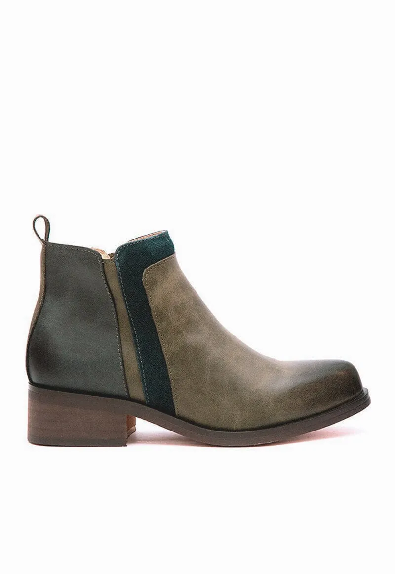 Botin Mujer / Urogallo Verde Gris