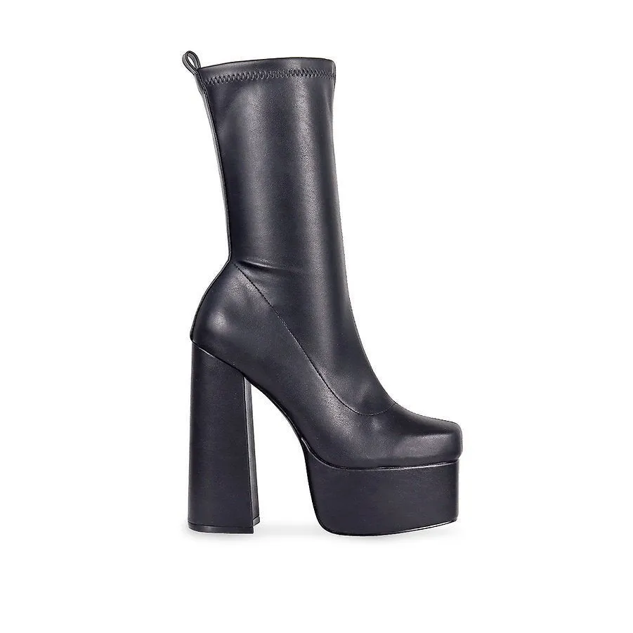 Botin Negro Elastico