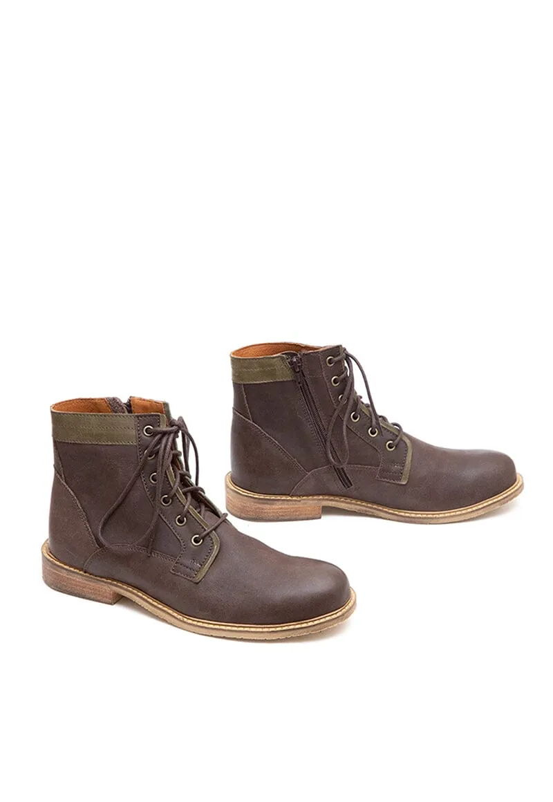 Botines Hombre / Bolano Cafe Verde