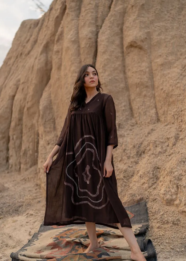 Brown Arazi Dress