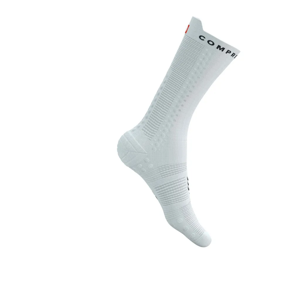 Compressport | Pro Racing Socks V4 | Bike | White / Black