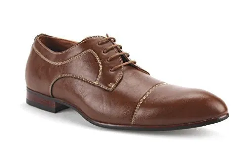 Ferro Aldo Men's 19378-L Cap Toe Lace Up Oxfords Dress Shoes