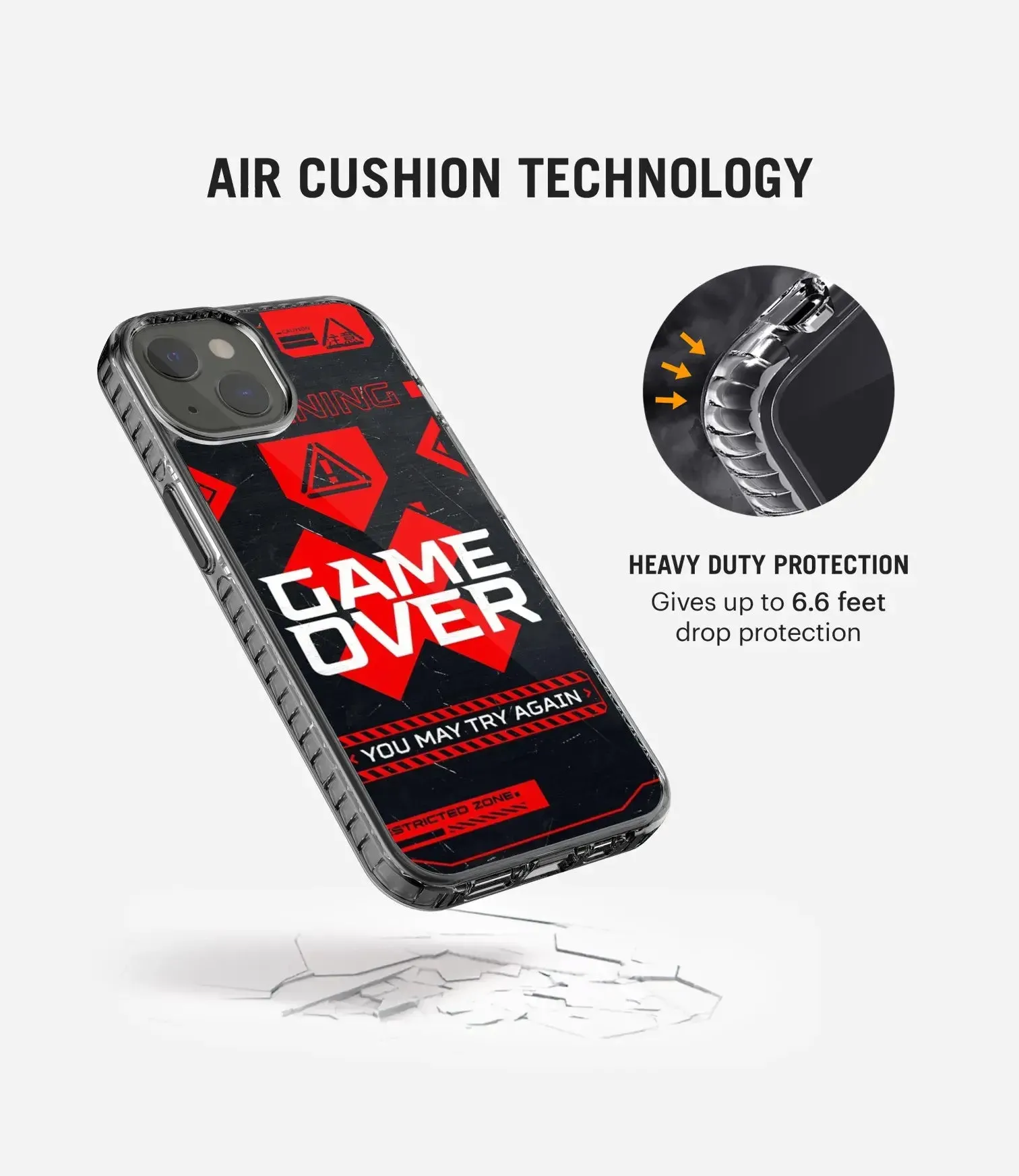 Game Over Try Again Stride 2.0 Phone Case