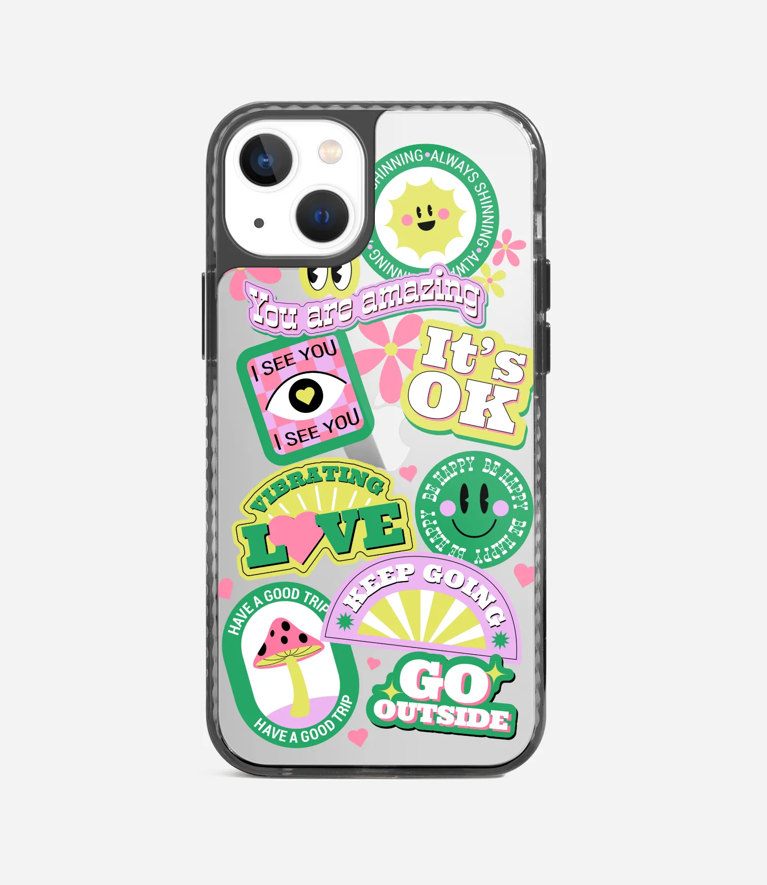 Green Dream Dazzle Stride 2.0 Clear Phone Case