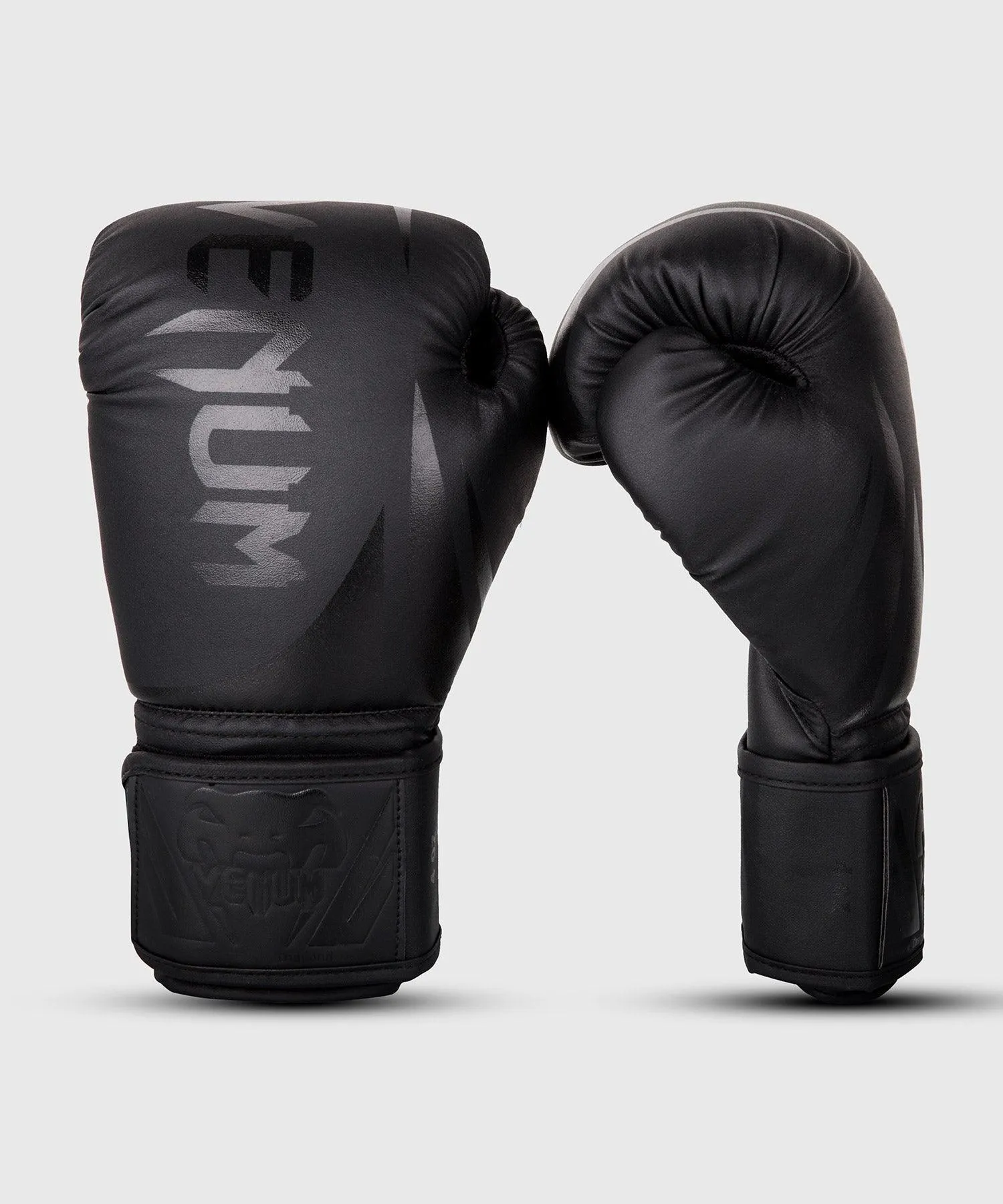 Guantes de boxeo infantiles Venum Challenger 2.0 - Negro/negro