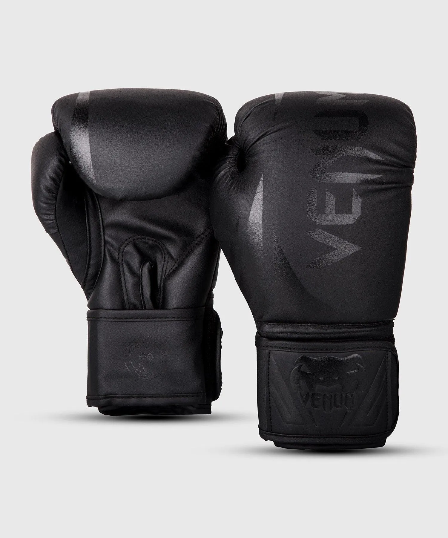 Guantes de boxeo infantiles Venum Challenger 2.0 - Negro/negro