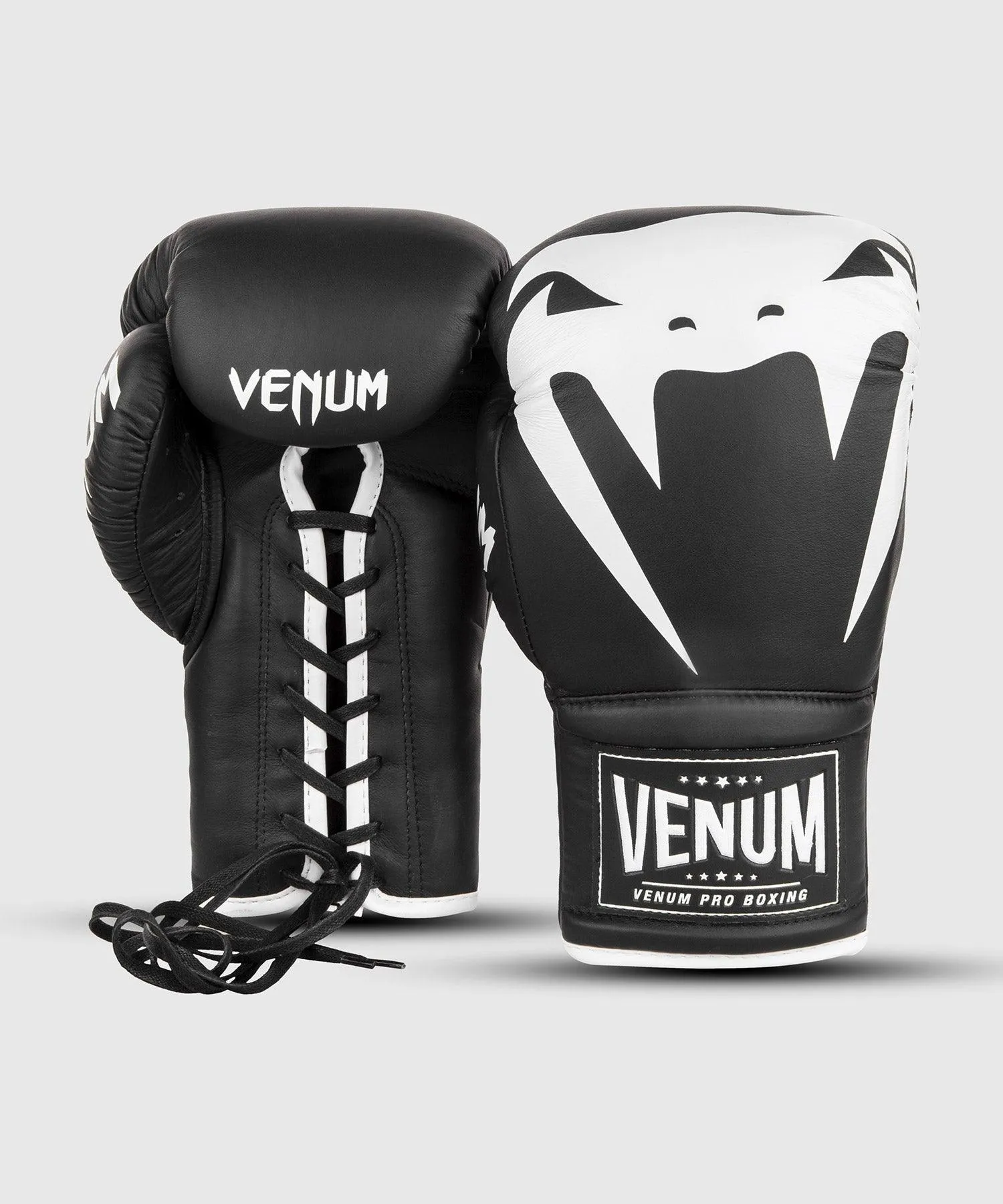 Guantes de Boxeo profesional Venum Giant 2.0  – cordones - Negro/Blanco