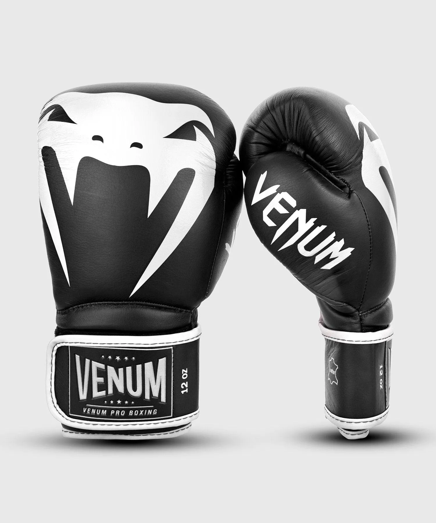 Guantes de Boxeo profesional Venum Giant 2.0  – Velcro - Negro/Blanco