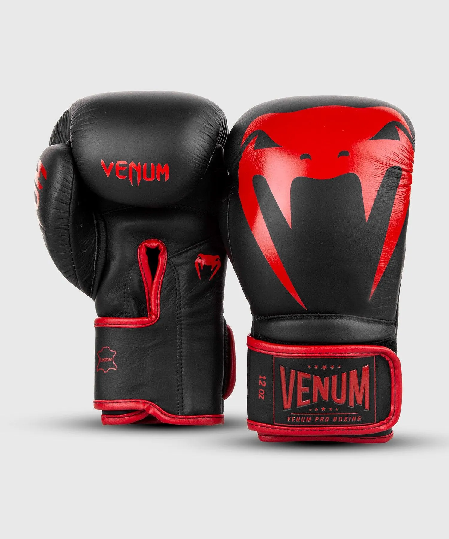 Guantes de Boxeo profesional Venum Giant 2.0  – Velcro - Negro/Rojo