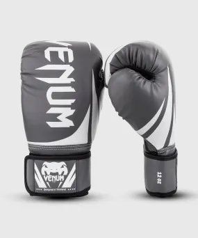 Guantes de Boxeo Venum Challenger 2.0 – Gris/Blanco-Negro