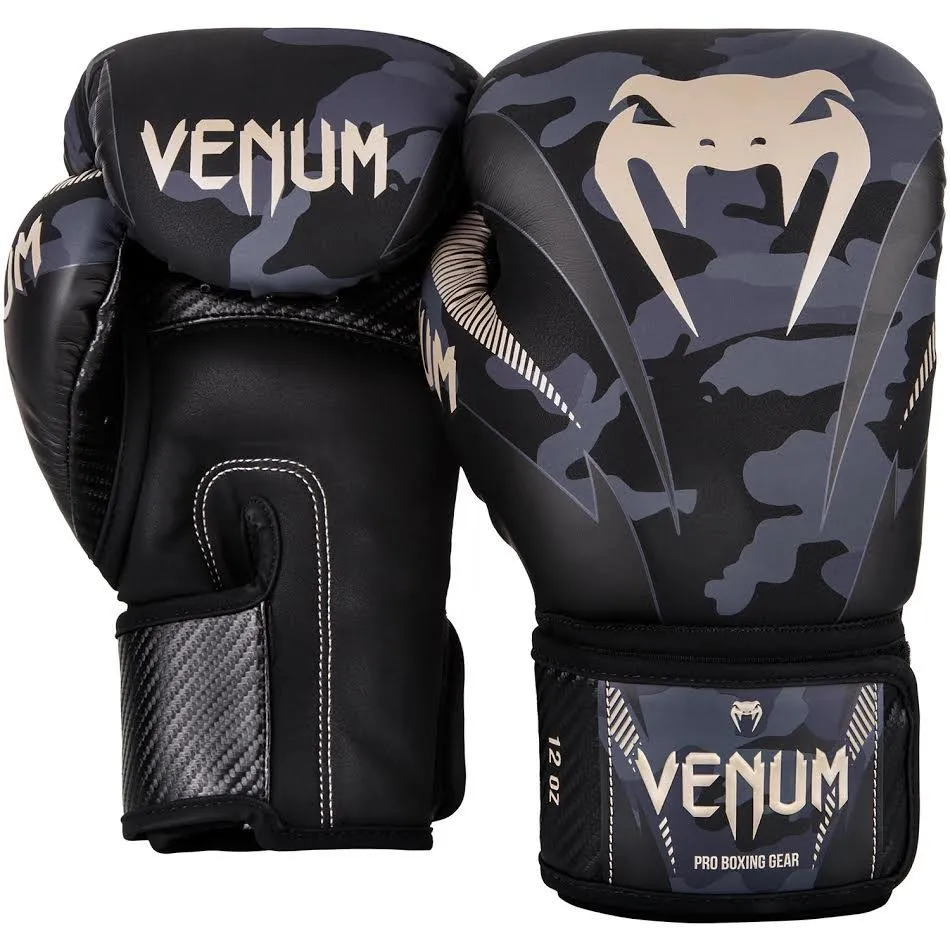 Guantes de Boxeo Venum Impact - Camo Oscuro/Arena