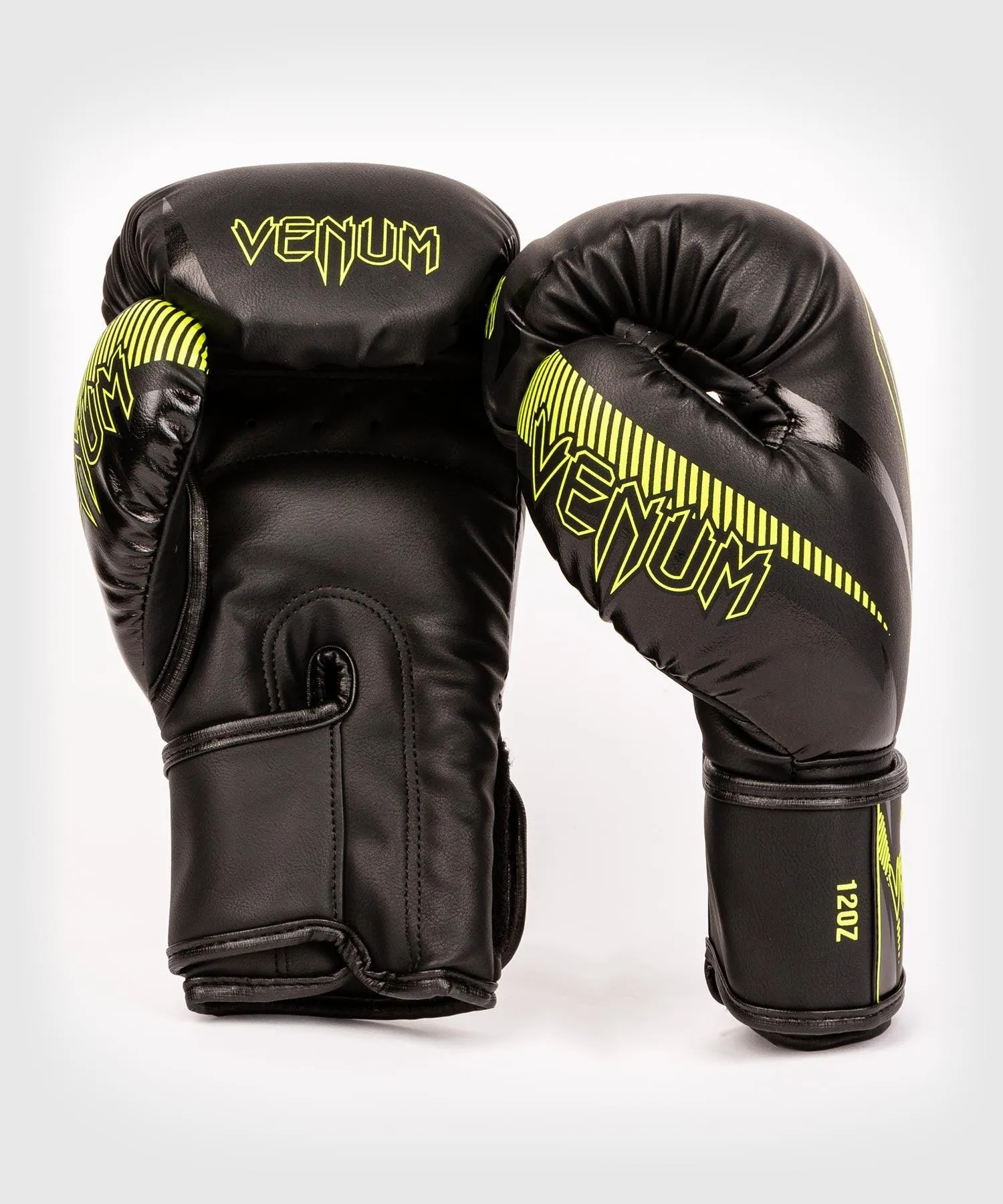 Guantes de Boxeo Venum Impact - Negro/Amarillo Fluo