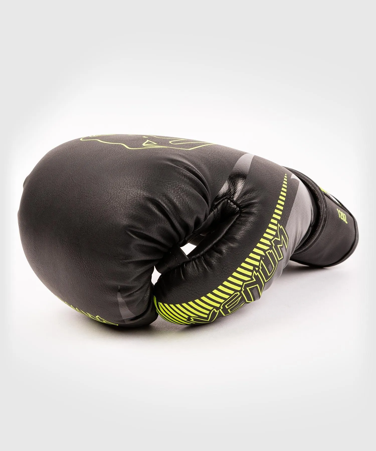 Guantes de Boxeo Venum Impact - Negro/Amarillo Fluo