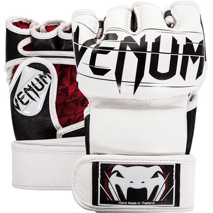 Guantes de MMA Venum Undisputed 2.0 - Cuero Nappa - Blanco