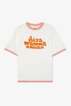 IBIZA MAMMA MIA TEE OFF WHITE