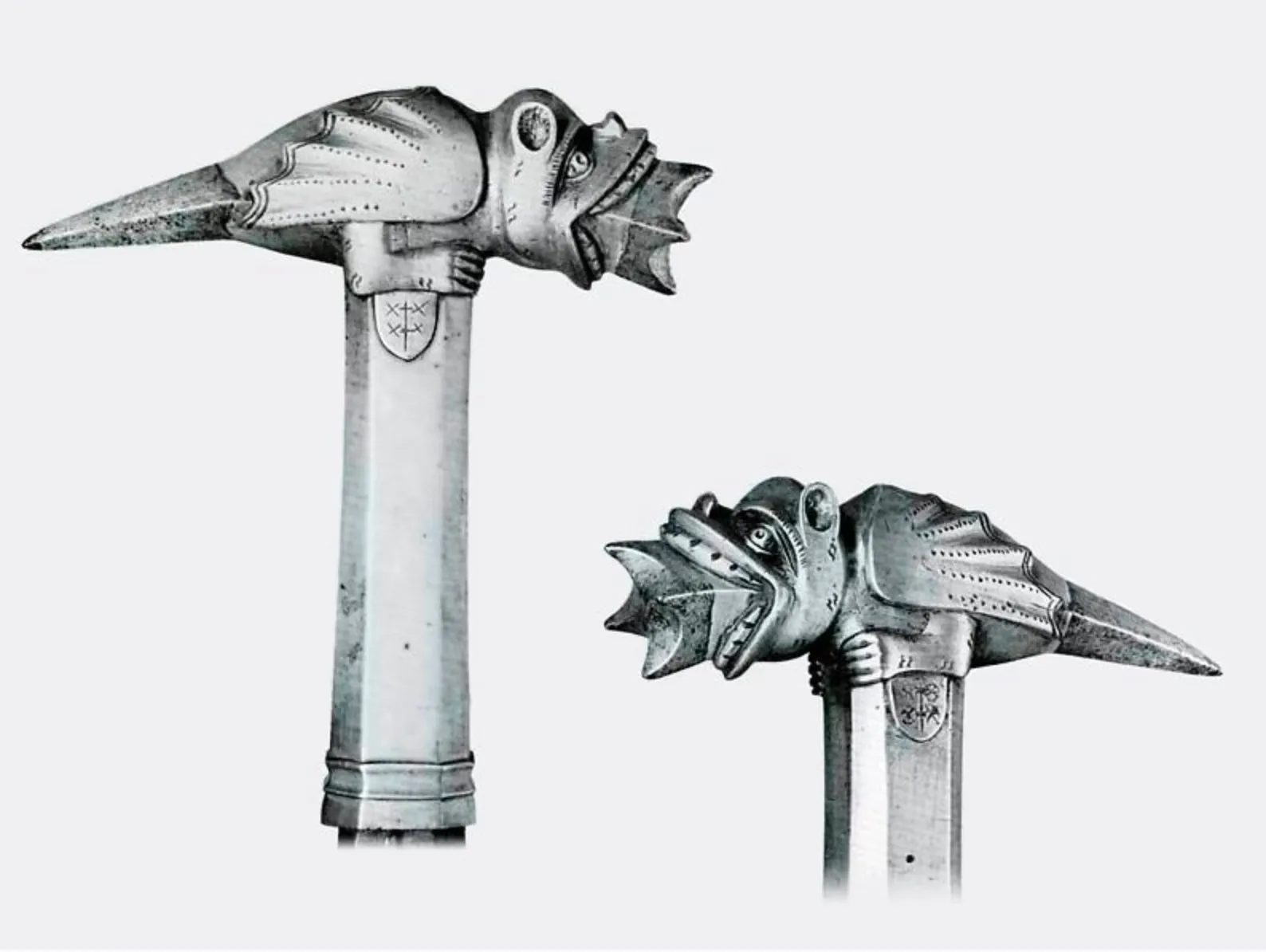 Italian War hammer - Dragon hammer 14th - 15thC