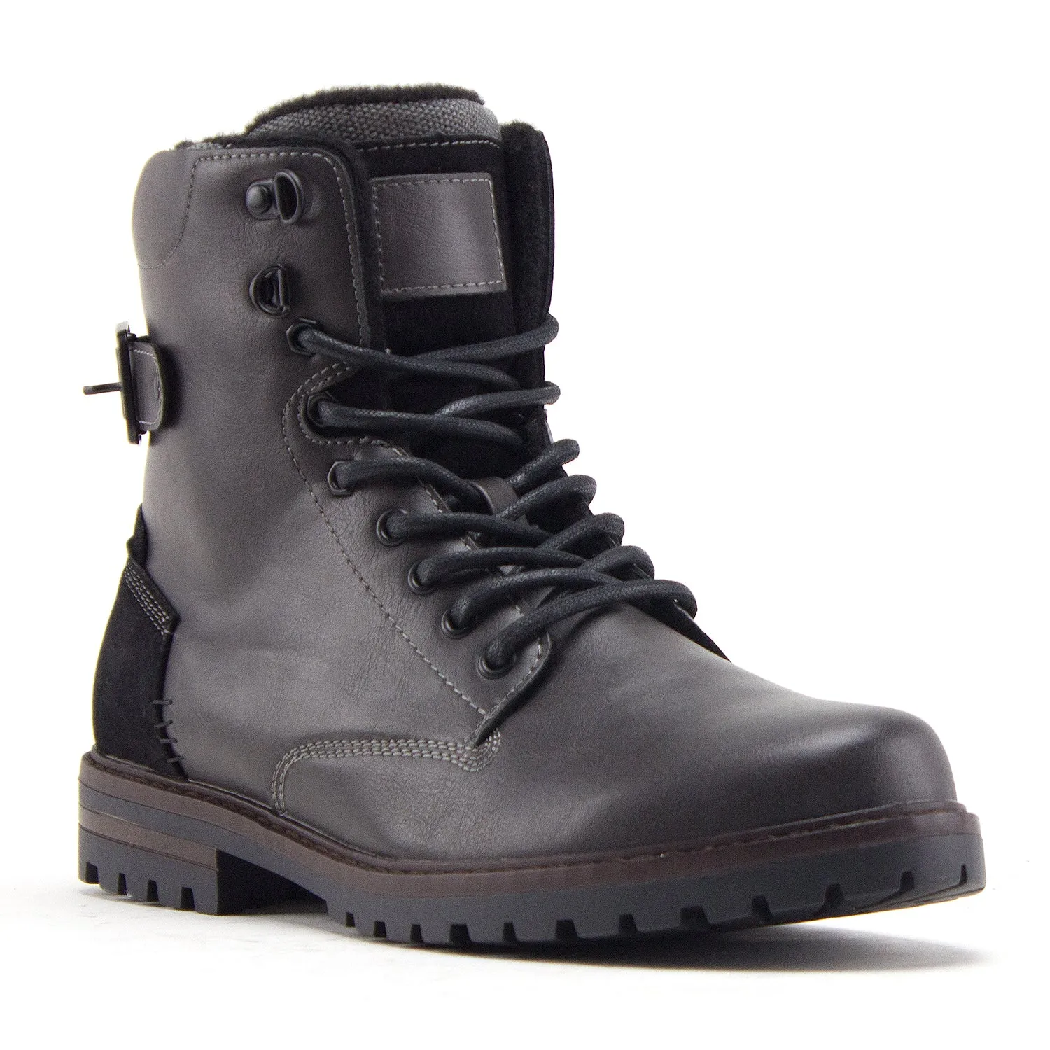 Men's B-1911 Steve 8 inch Tall Fashion Military Combat Dress Boots