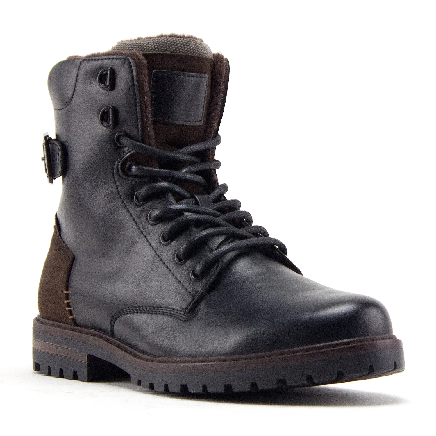 Men's B-1911 Steve 8 inch Tall Fashion Military Combat Dress Boots