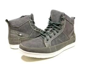 Men's Delli Aldo Lace Up High Top Fashion Sneakers 510 Grey-168