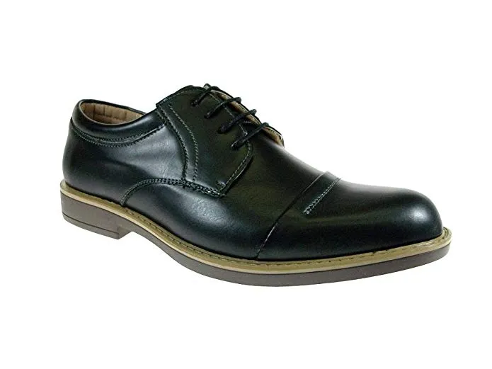 Men's Edison-18 Classic Cap Toe Lace Up Oxford Dress Shoes