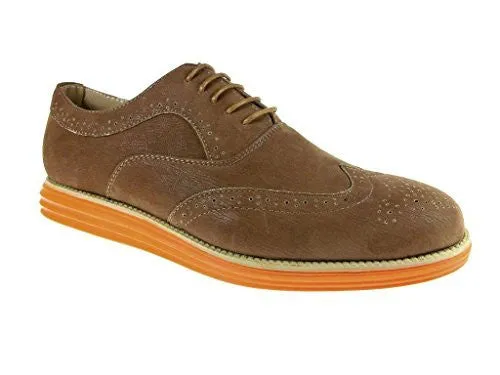 Men's Henry-21 Wing Tip Lace Up Oxford Dress Shoes