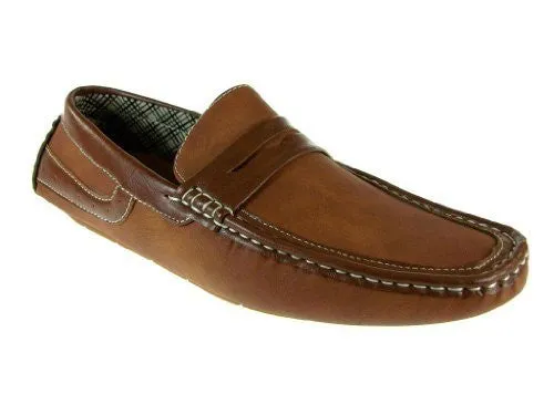 Men's L-333 Casual Moccasin Slip On Penny Loafer Shoes