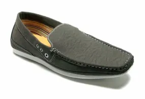 Mens Polar Fox Moccasin Slip On Casual Loafers Shoes 30186 Gray-363