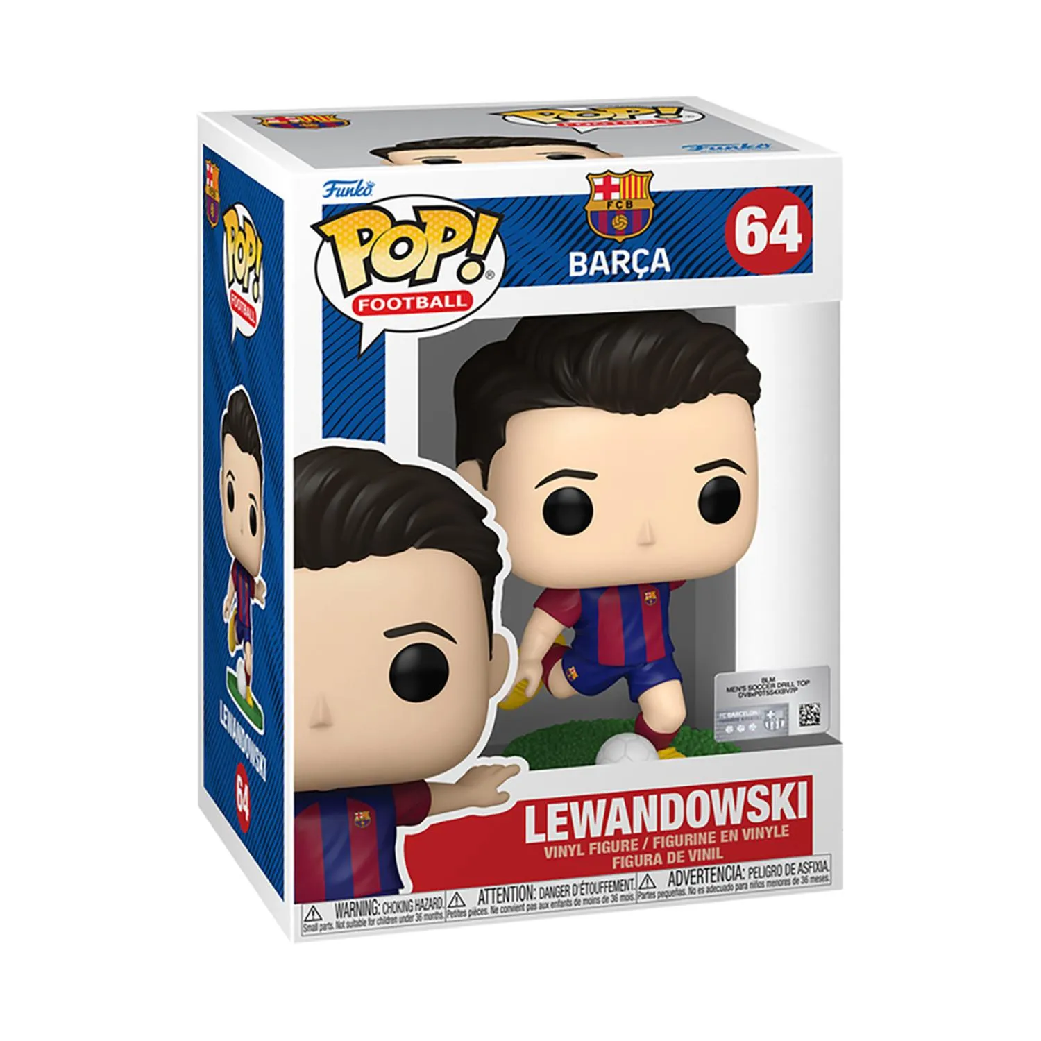 New Arrival Funko Pop Lewandowski 64 Barcelona