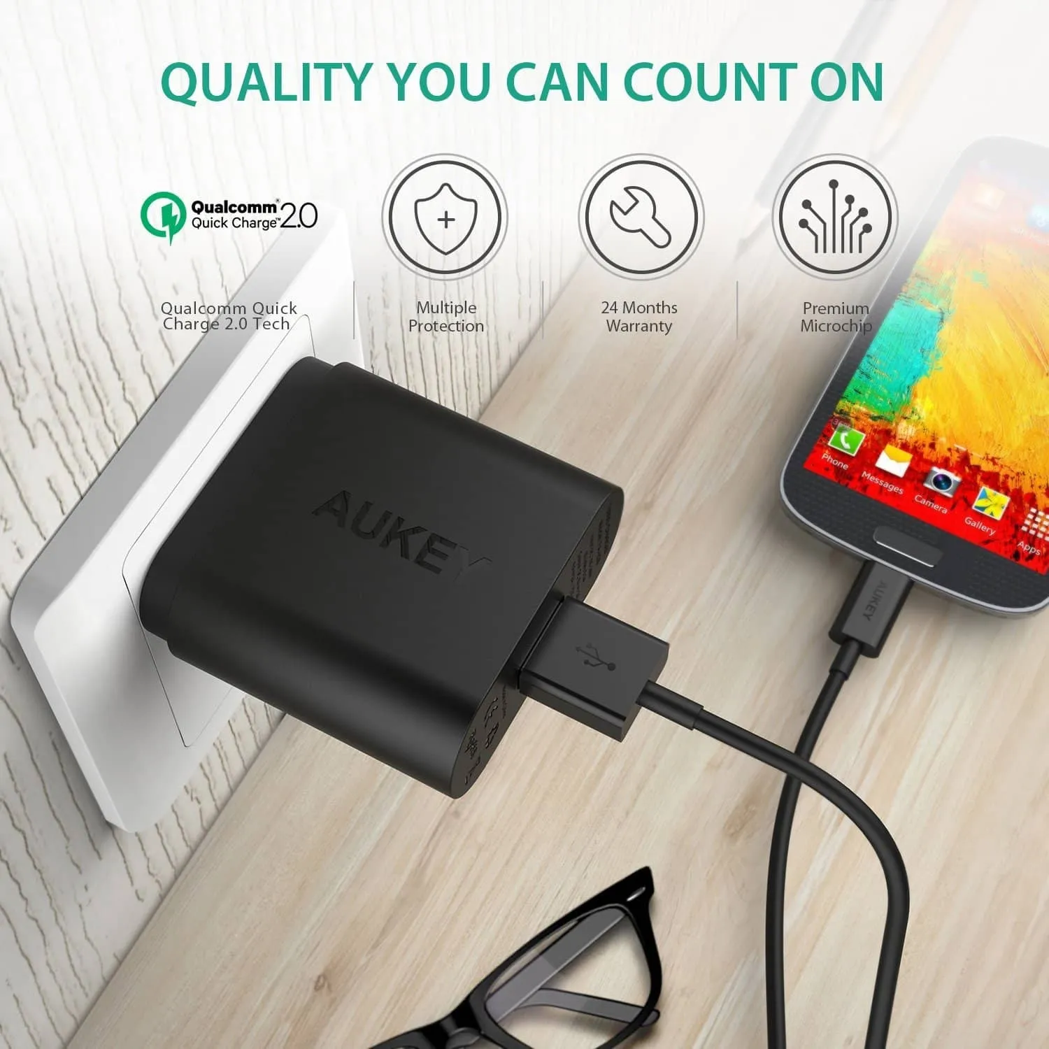 PA-U28 Qualcomm Quick Charge 2.0 Charger