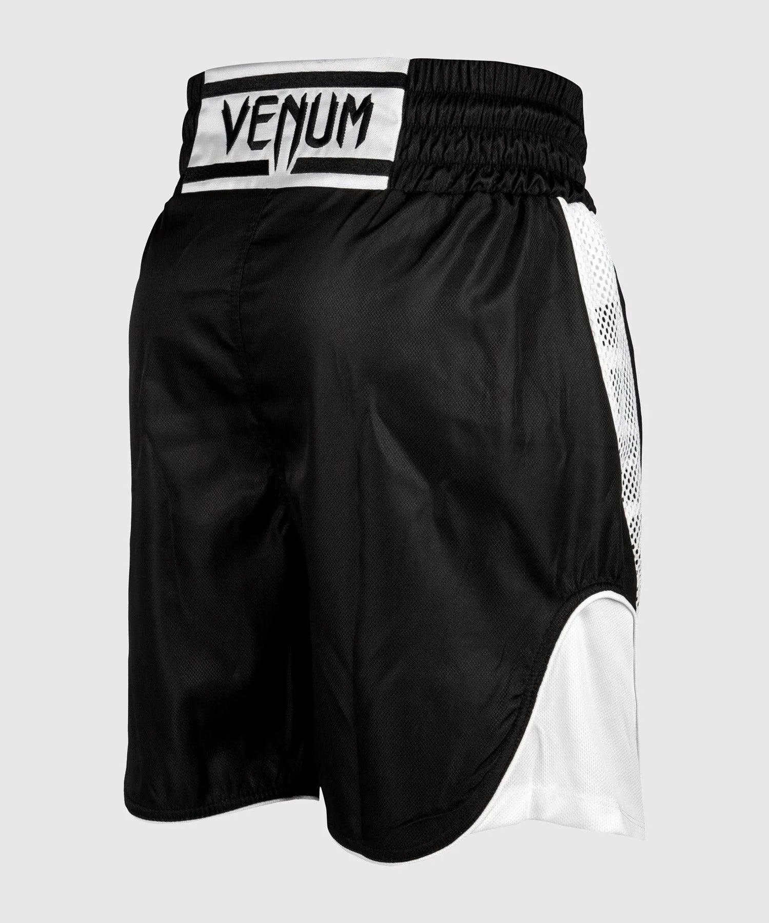 Pantalón de Boxeo Venum Elite - Negro/Blanco