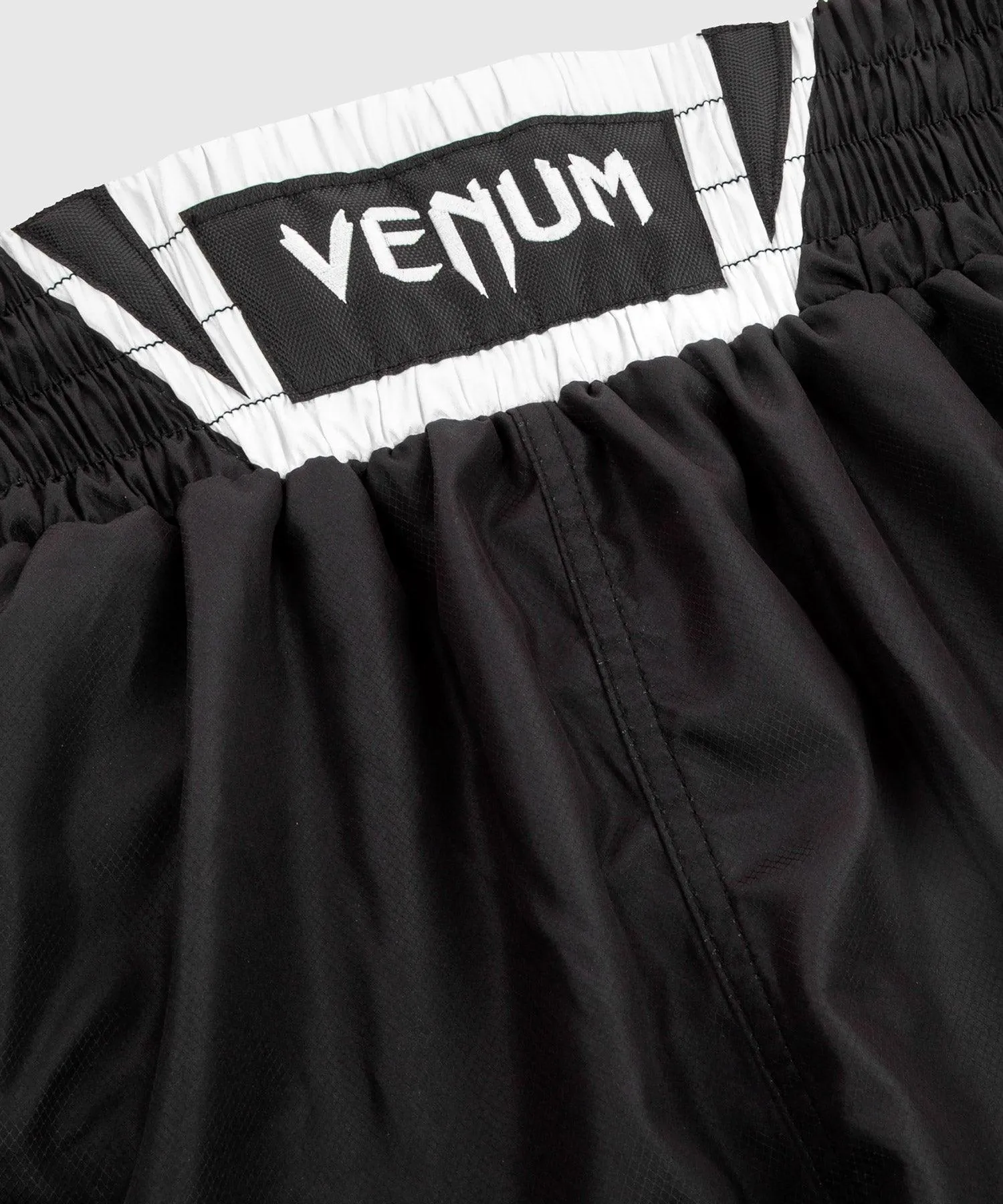 Pantalón de Boxeo Venum Elite - Negro/Blanco