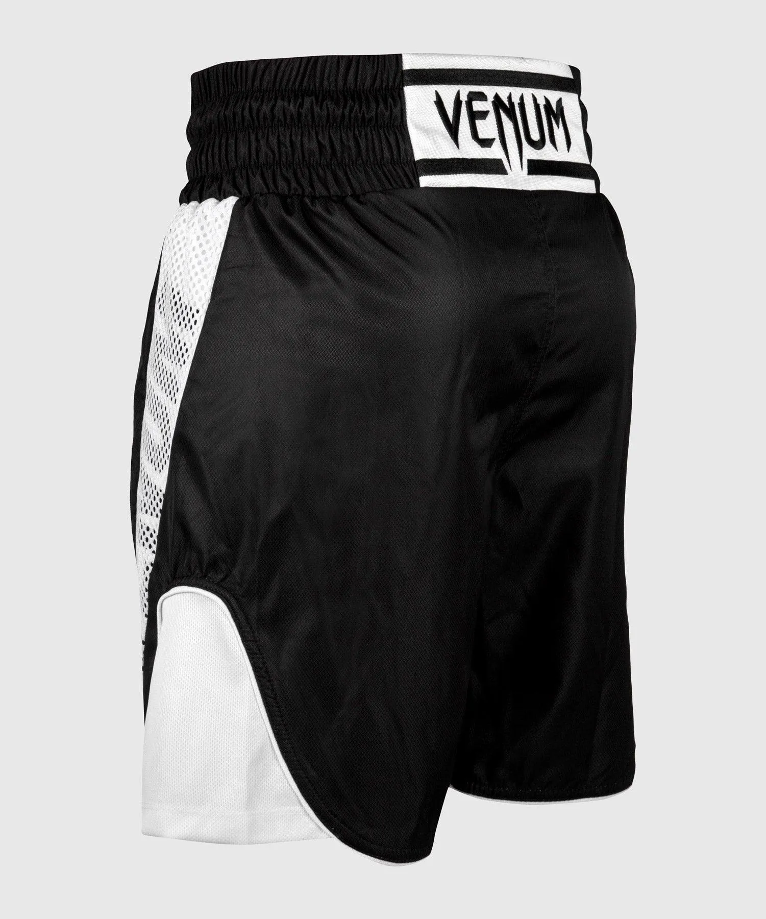 Pantalón de Boxeo Venum Elite - Negro/Blanco