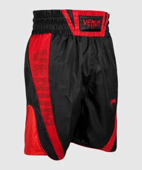 Pantalón de Boxeo Venum Elite - Negro/Rojo